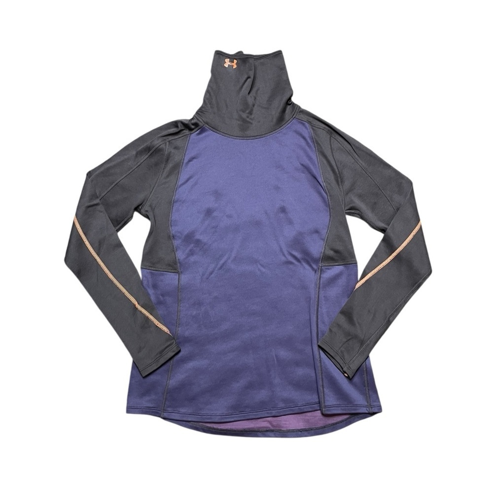 Under Armour Purple and Black Long Sleeve Top